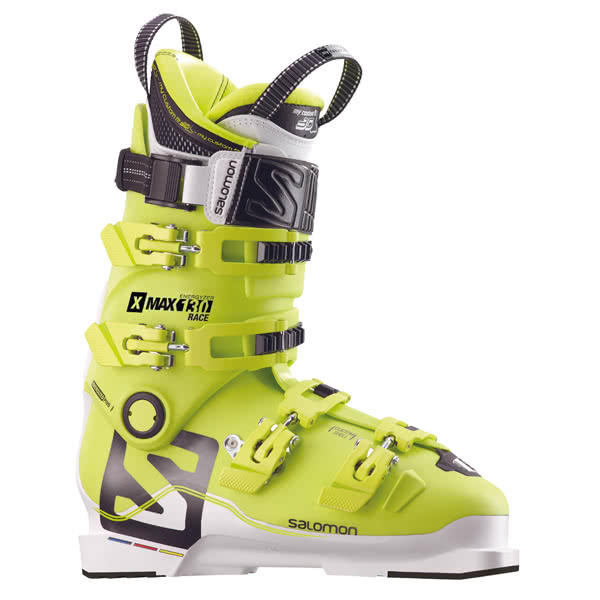 salomon〔滑雪鞋〕 2018>x max race 130〔acide green/white/black〕