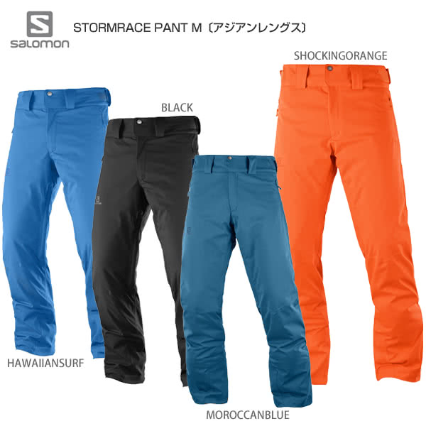 salomon〔滑雪服〕 2019>stormrace pant m【★】