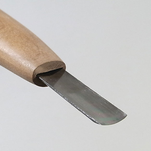 Bonsai chisel "a shallow circle type "