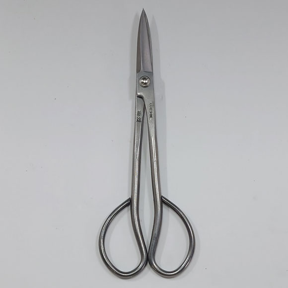 Bonsai Trimming Scissors Large with Shinogi - Stainless Steel - (Kaneshin) “Length 190mm ” No.841C