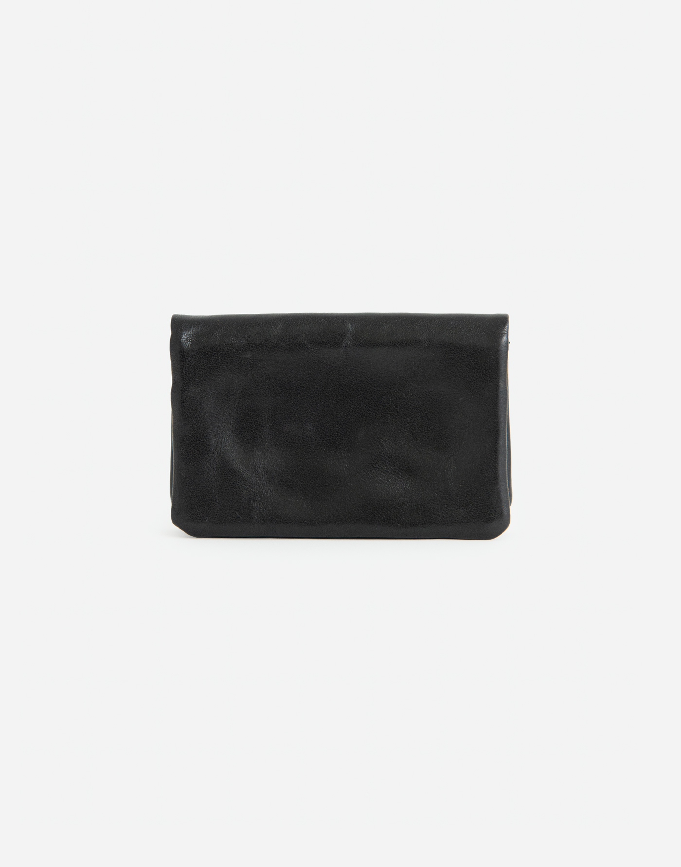 Naturally-tanned leather card case