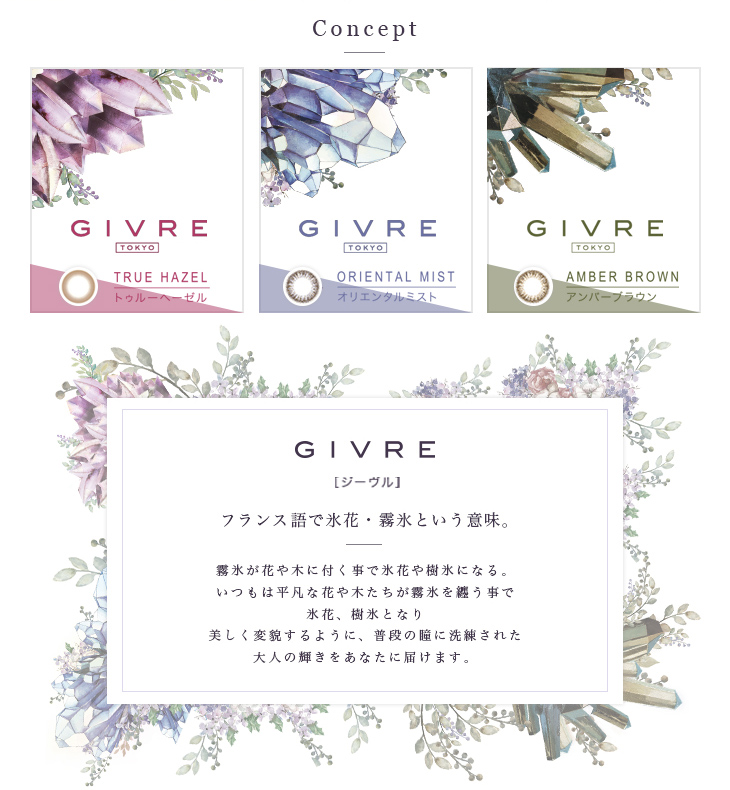 加拿大直邮 黑崎 日抛美瞳 GIVRE TOKYO 棕色 TrueHazel 10枚 