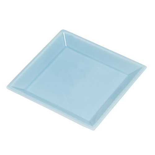 Square Porcelain Incense Tray LIGHT BLUE