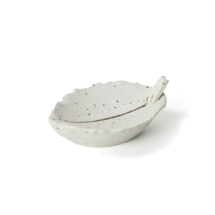 Incense Tray Iroha White