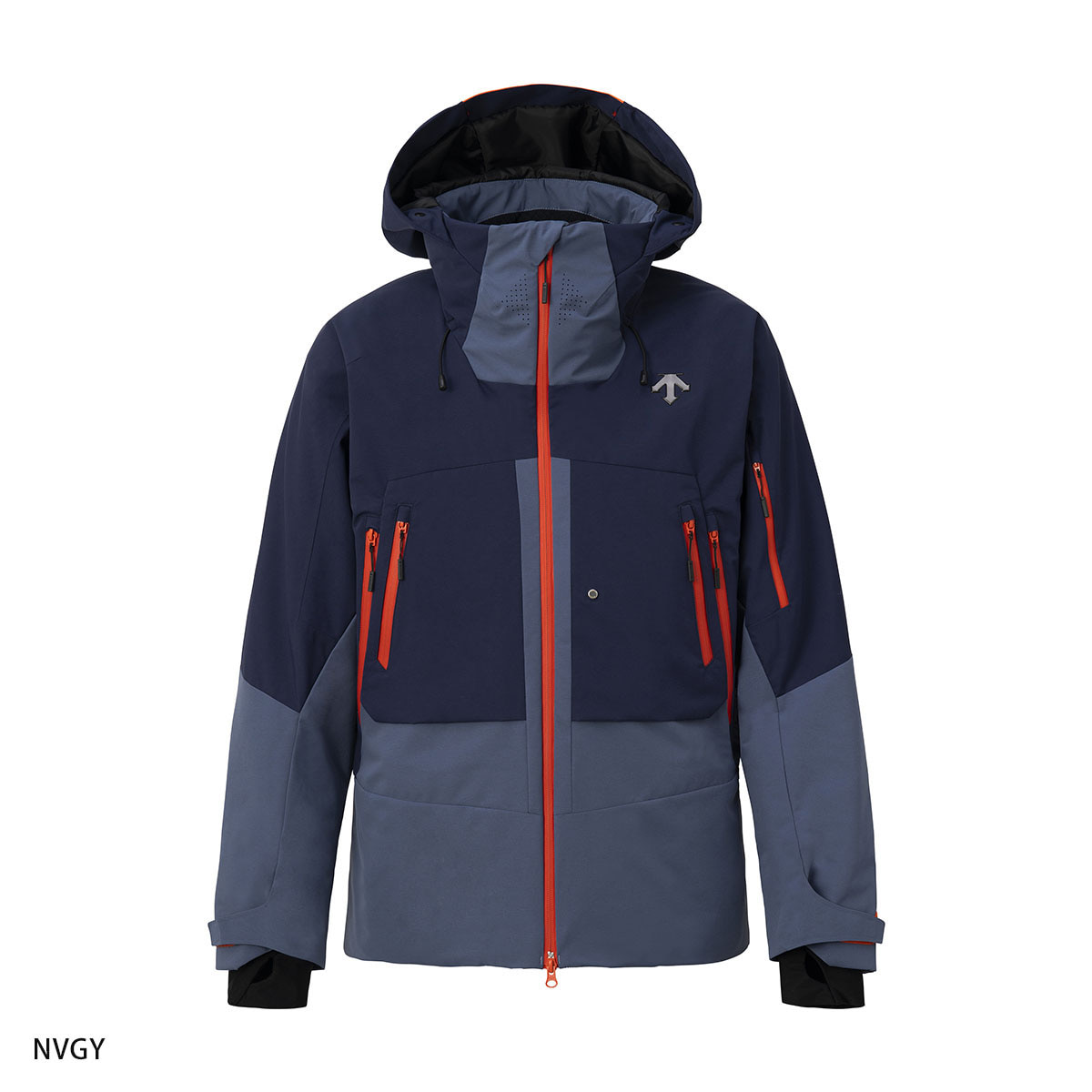 【新品未使用】DESCENTE S.I.O MID JACKET Lサイズ Descente Men's S.I.O Ski Jacket - Black Red - TeamSkiWear