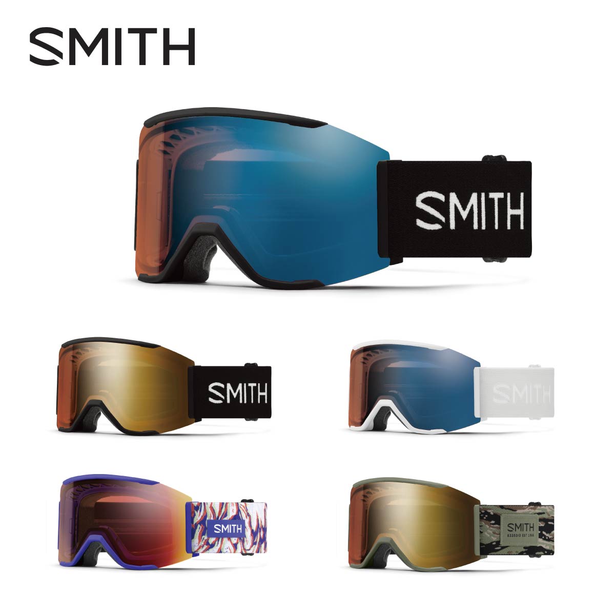 SMITH〔滑雪镜〕＜2026＞Squad MAG【ASIAN FIT】【调光】【备用