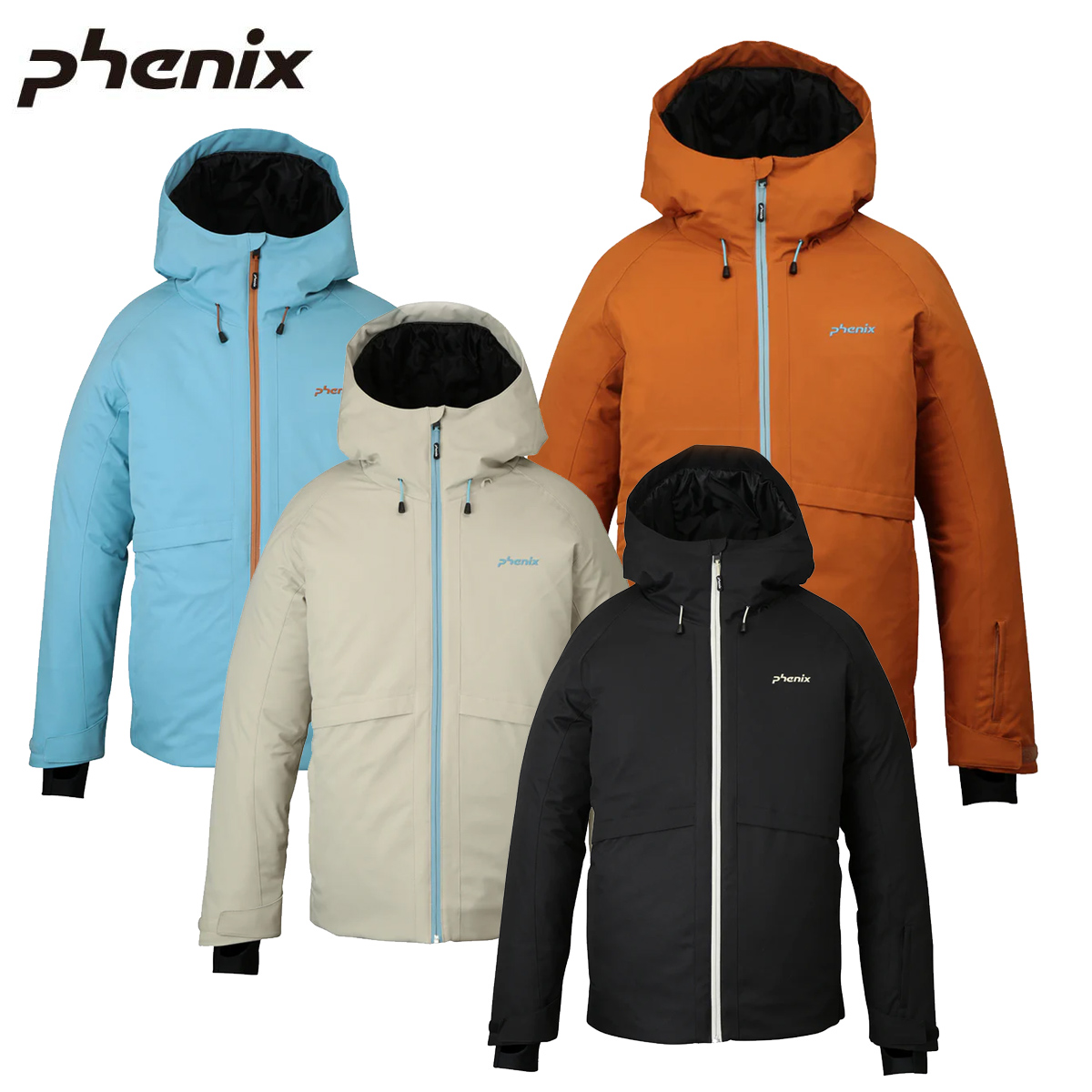 PHENIX〔滑雪服 上衣 男款〕＜2026＞ESM25OT33 / Color Zipper Jacket
