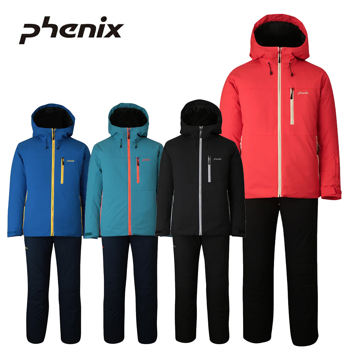 PHENIX〔滑雪服上下套装 男款〕＜2026＞PSM252P41 / Solid-colored Two-piece