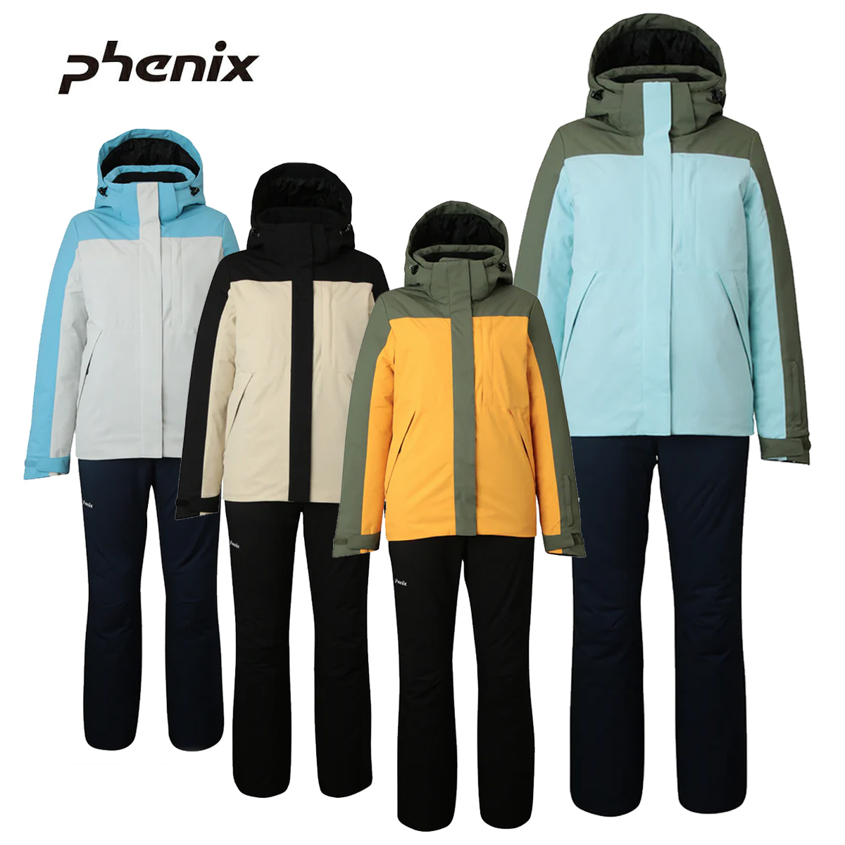 PHENIX〔滑雪服上下套装 女款〕＜2026＞PSW252P71 / Horizontal Two-piece