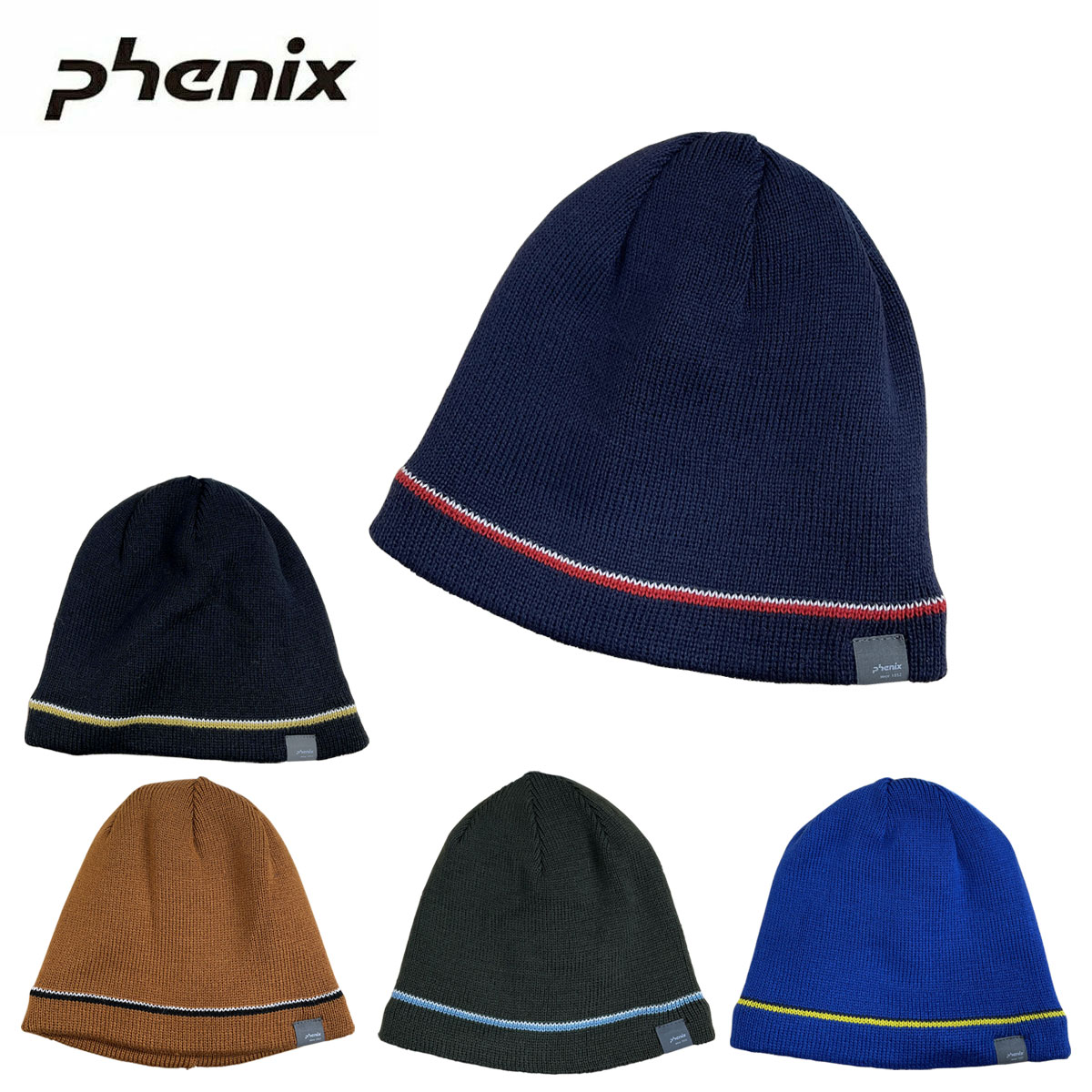 〔AA〕PHENIX〔Men's Beanie〕＜2026＞ESM25HW10 / Simple Lined Beanie
