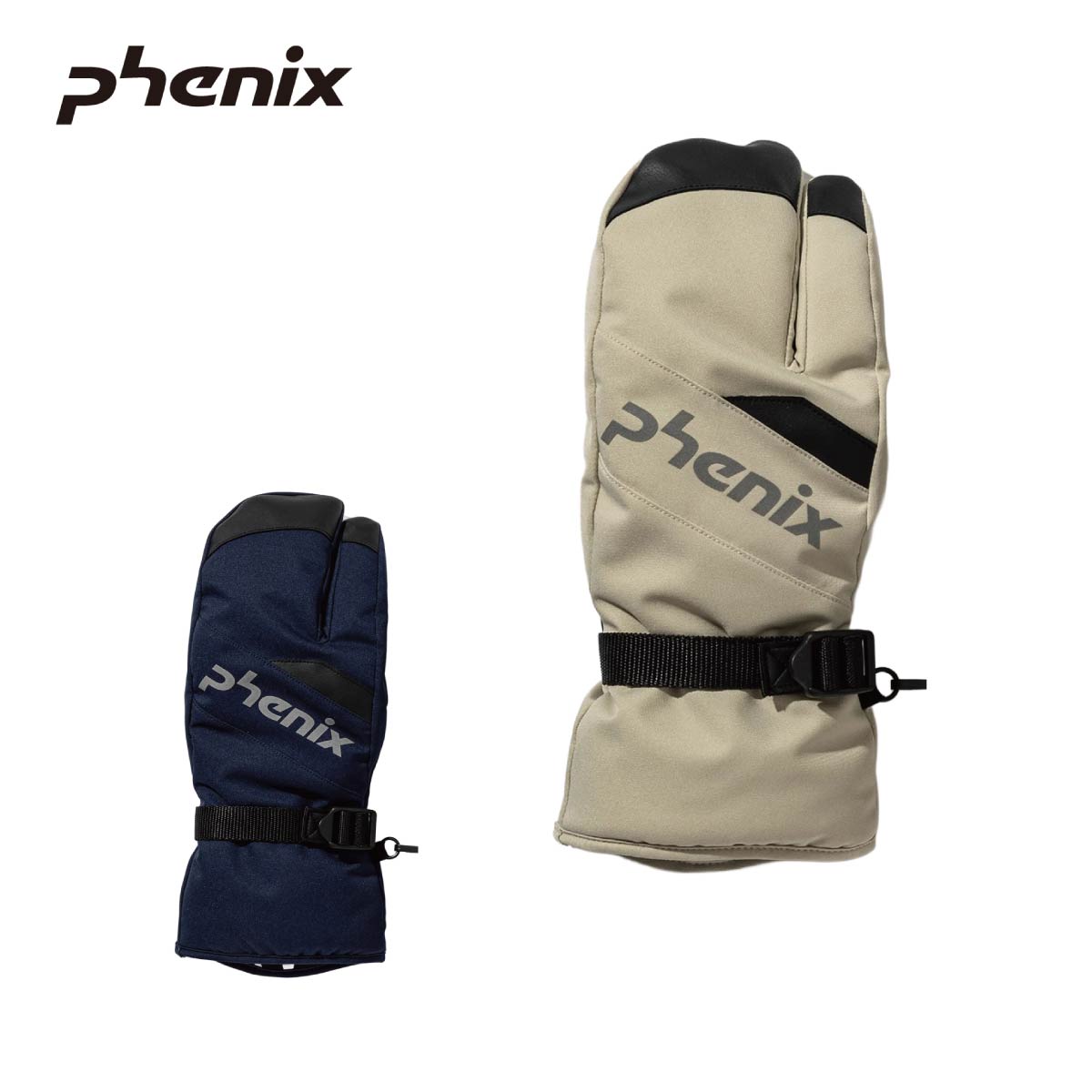 〔AA〕PHENIX〔Men's Ski Gloves〕＜2026＞ESM25GL14 / Phenix Big Logomark Trigger Mitten