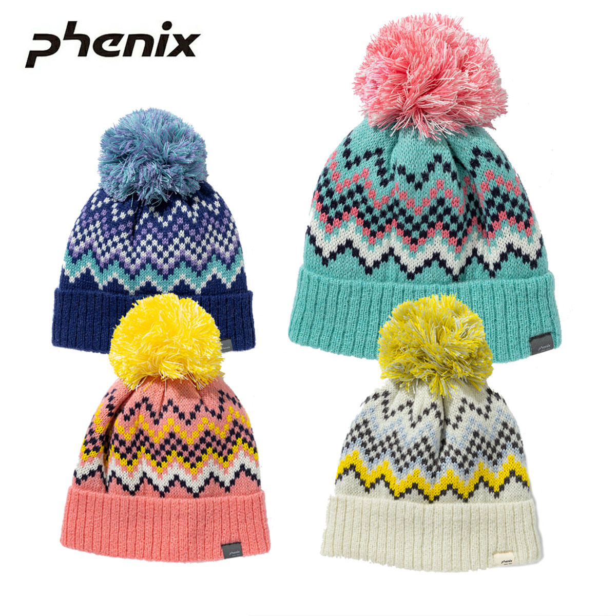 〔AA〕PHENIX〔Kids Beanie〕＜2026＞ESG25HW92 / Mix Border Watch Hat