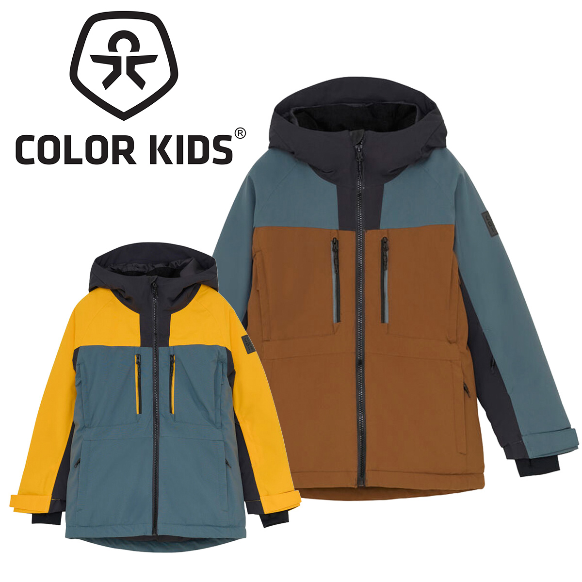 〔AA〕COLOR KIDS〔Kids Jacket〕＜2026＞742337 Jr. Ski Jacket - Colorbl.