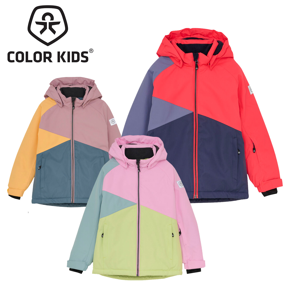 〔AA〕COLOR KIDS〔Kids Jacket〕＜2026＞742228 Ski Jacket - Colorblock