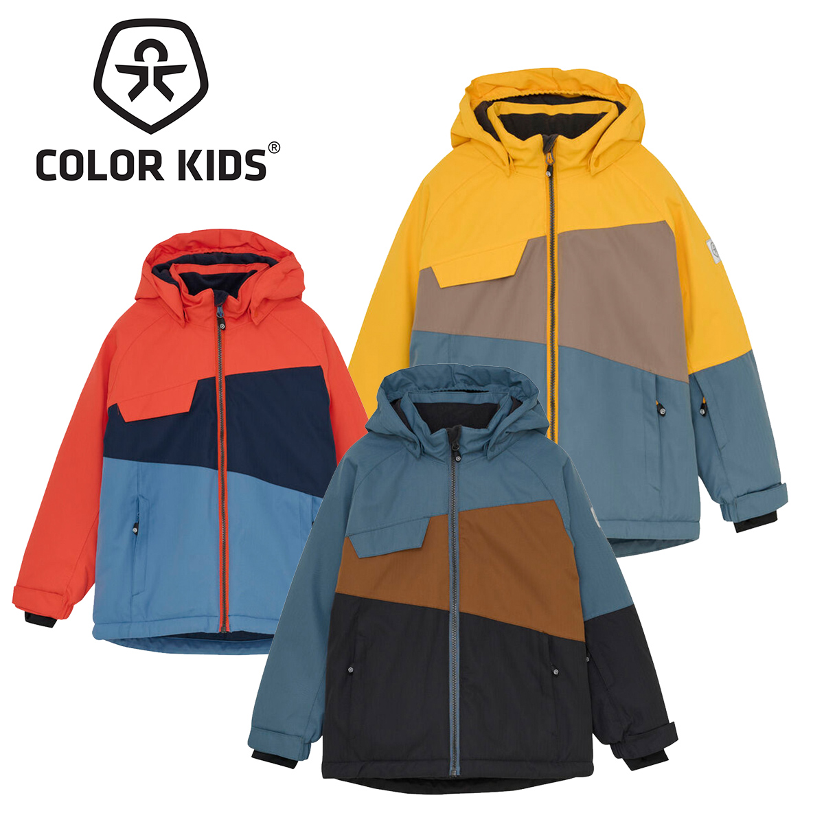 〔AA〕COLOR KIDS〔Kids Jacket〕＜2026＞742229 Ski Jacket - Colorblock