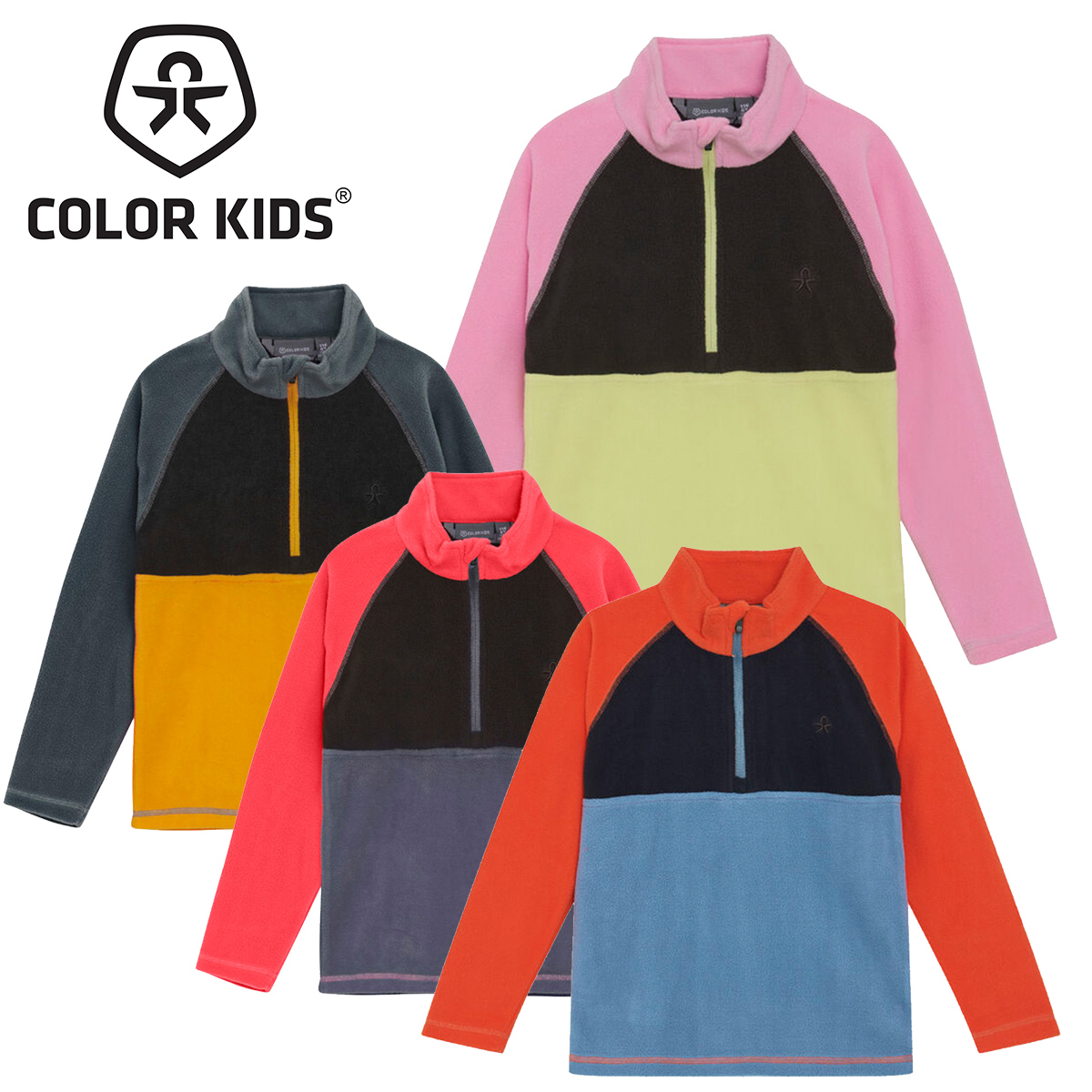 COLOR KIDS〔内衣 男款〕＜2026＞742403 Fleece Pulli - Colorblock