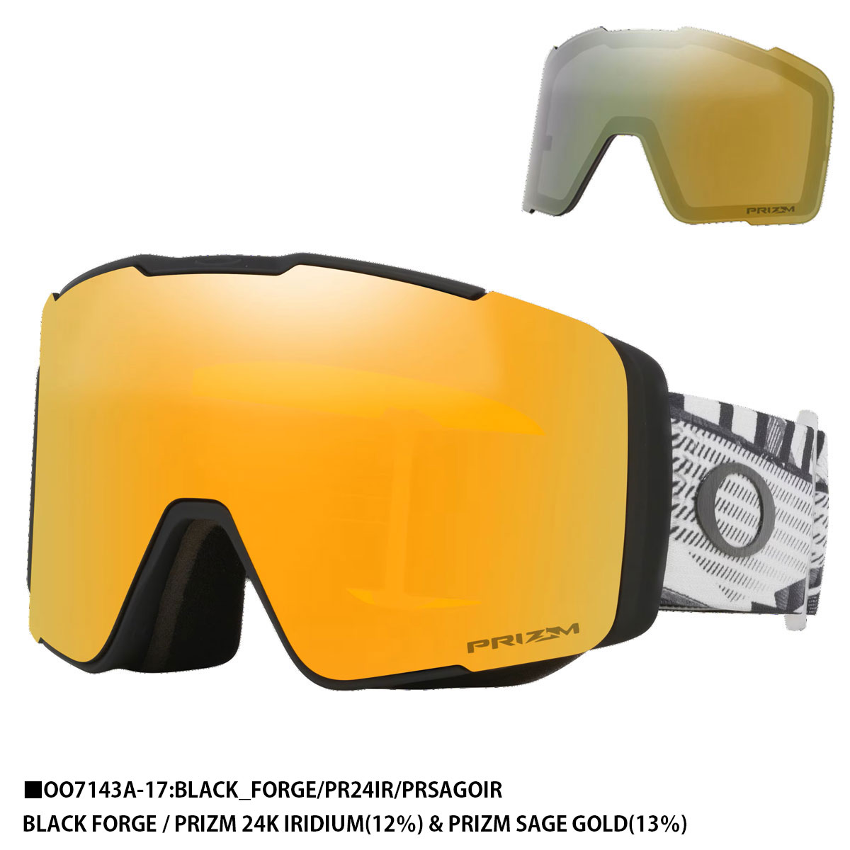 オークリー　スノーゴール OAKLEY〔Ski Goggles〕＜2027＞LINE MINER PRO L ASIA / OO7143A-02