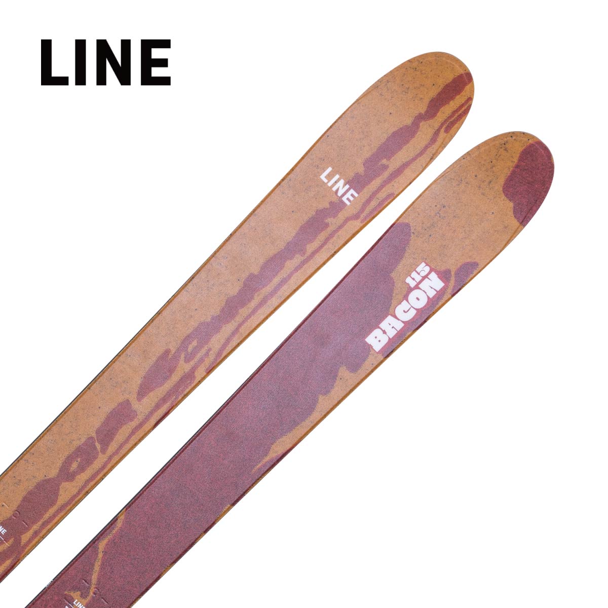 【特殊原因不能发海外】LINE〔滑雪板 自由滑行〕＜2026＞BACON 115 / LN250927001 /