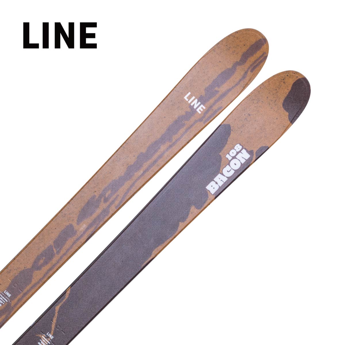【特殊原因不能发海外】LINE〔滑雪板 自由滑行〕＜2026＞BACON 108 / LN250928001 /