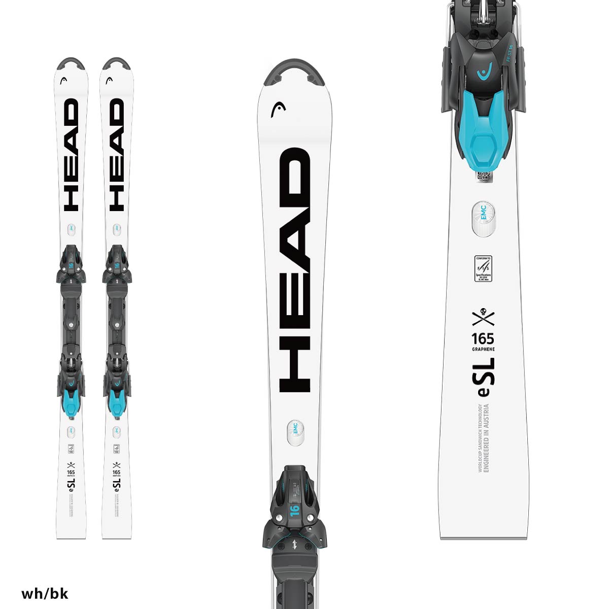 スキー HEAD e-SL RD FIS 165cm FREEFLEX DEMO 14 Head WC Rebels e-Speed Pro RP WCR 14 Ski + Freeflex 14 GW Binding