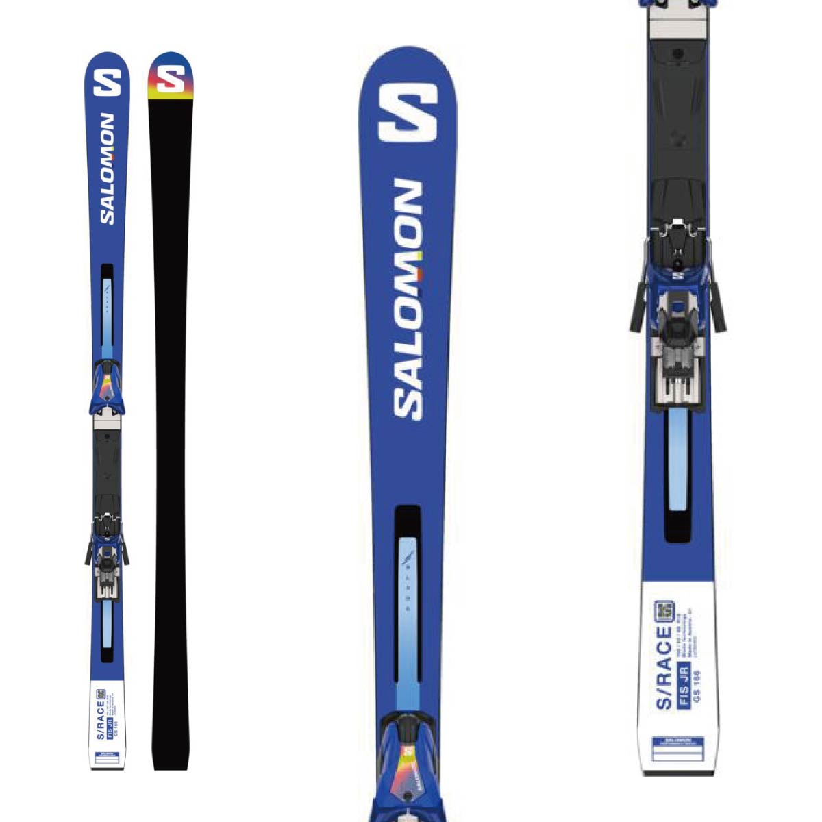 SALOMON〔竞技滑雪板儿童少年〕＜2026＞S/RACE FIS GS JR 166 + ICON