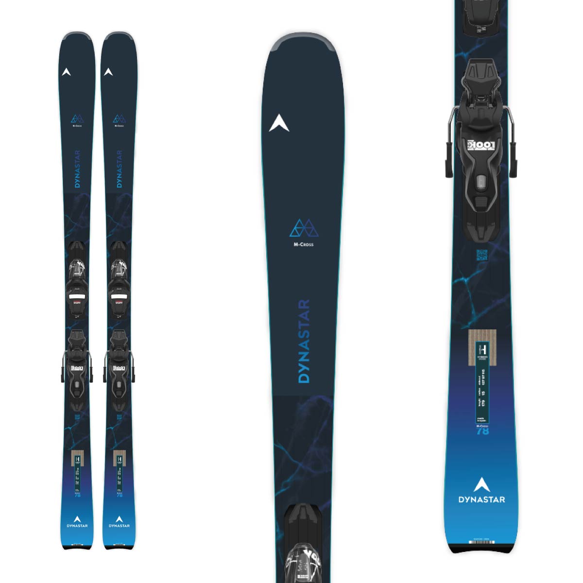 DYNASTAR〔All-round Skis〕＜2026＞M-CROSS 78 XPRESS + XPRESS 10 GW