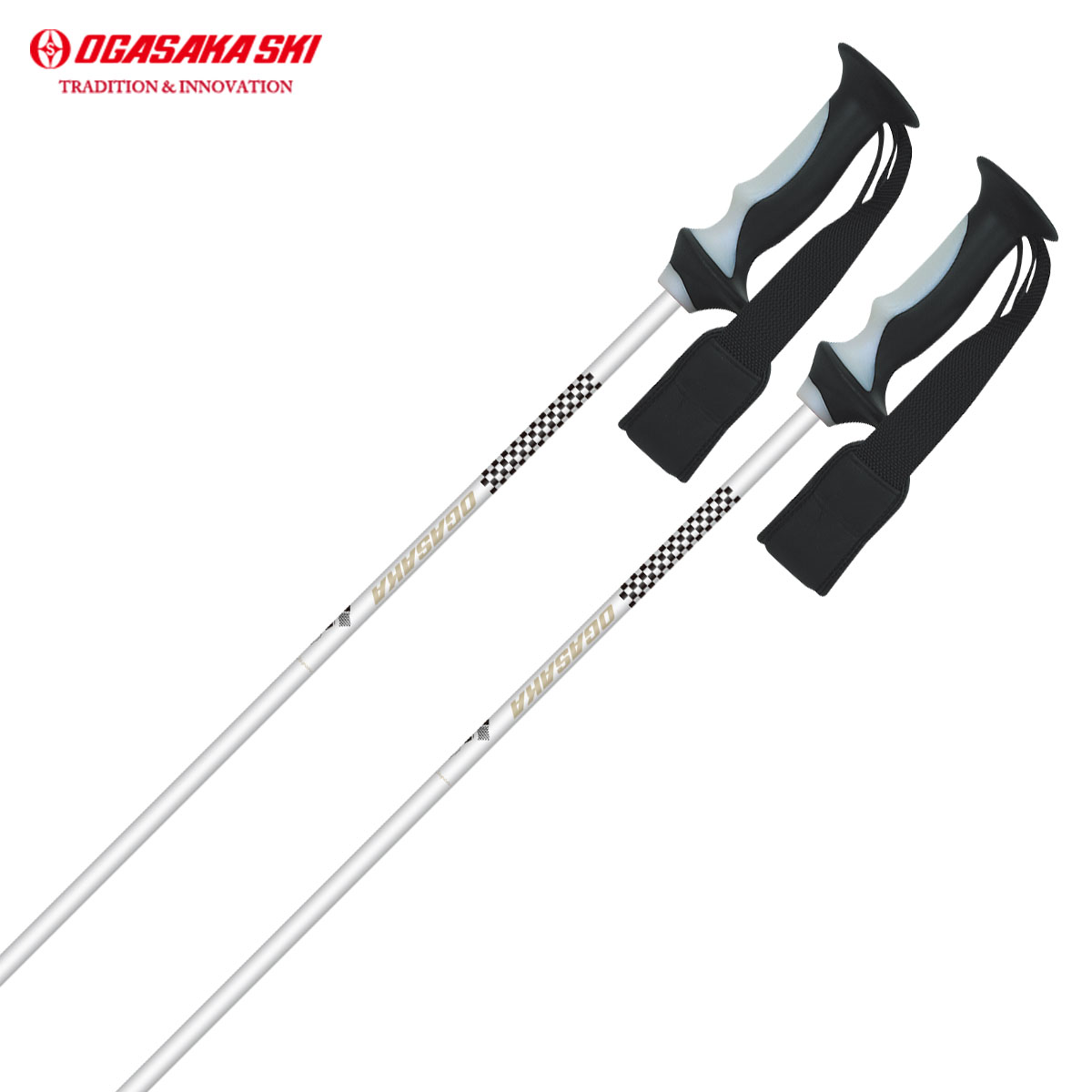 OGASAKA　SKI POLES LC-FS WHT cd109887.jpg