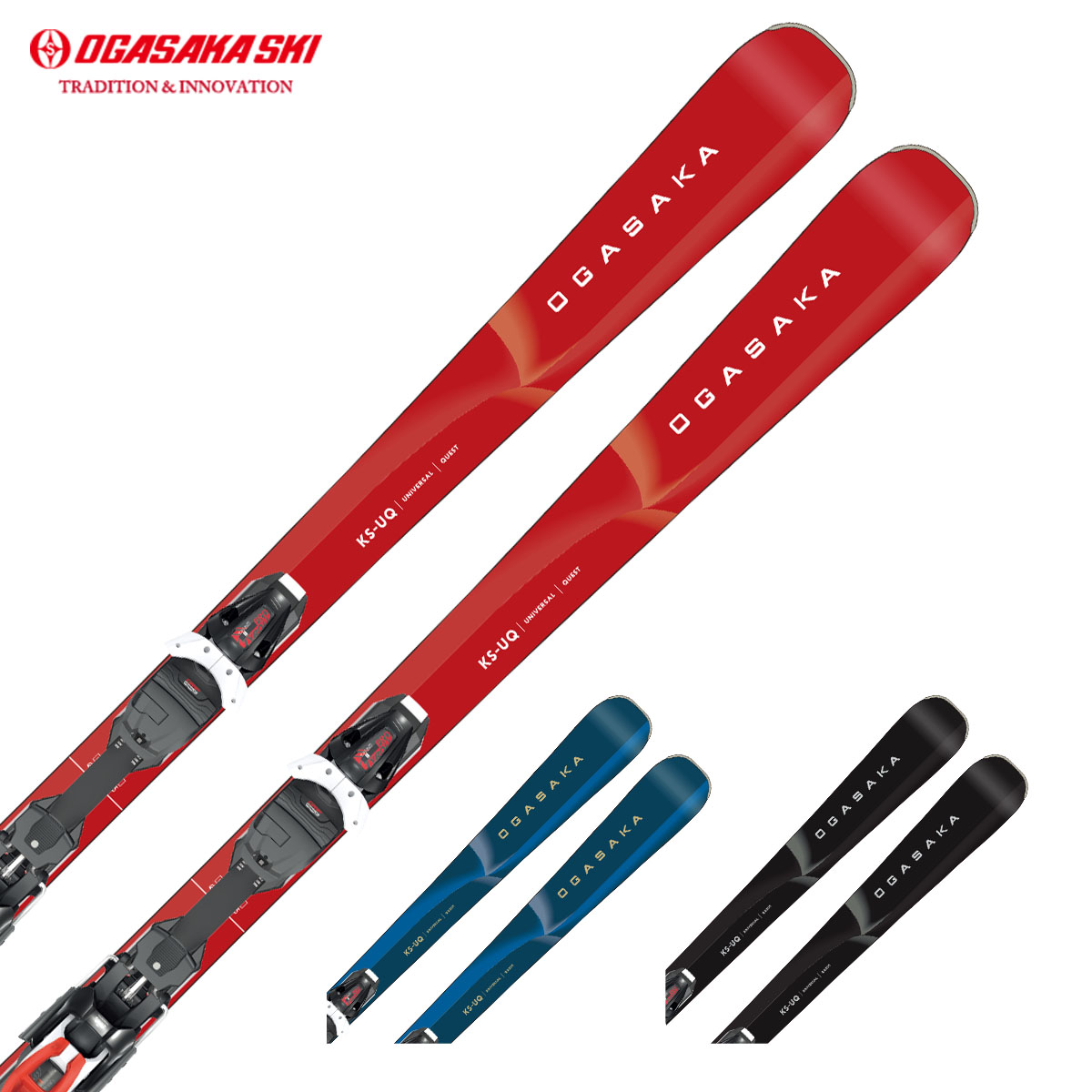【特殊原因不能發海外】OGASAKA〔全能型滑雪板〕＜2026＞KS-UQ/RD + PRD11GW / 11001443150 /