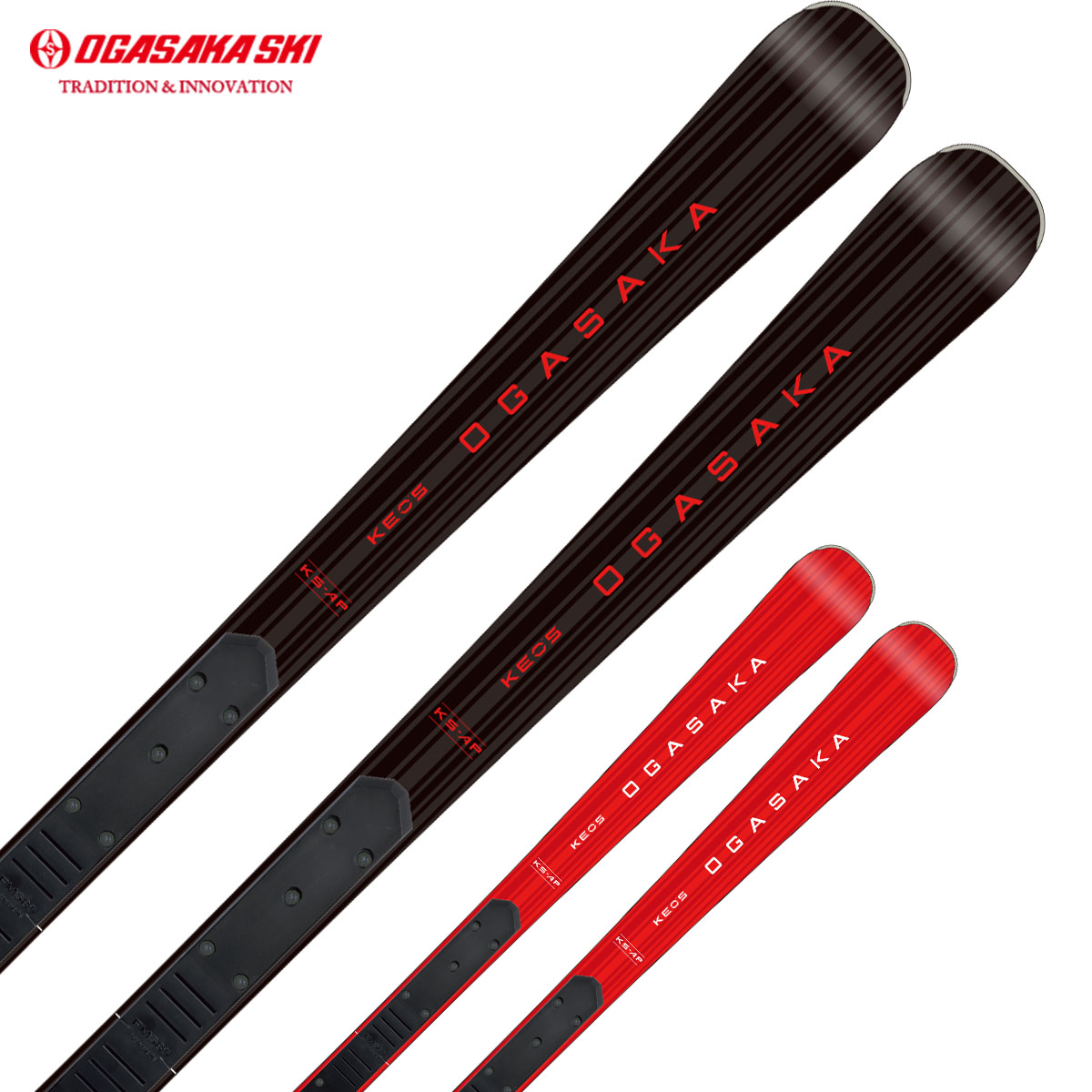 【No Overseas Shipping】OGASAKA〔All-round Skis〕＜2026＞KS-AP/BK + FM585 / 11001519155 /
