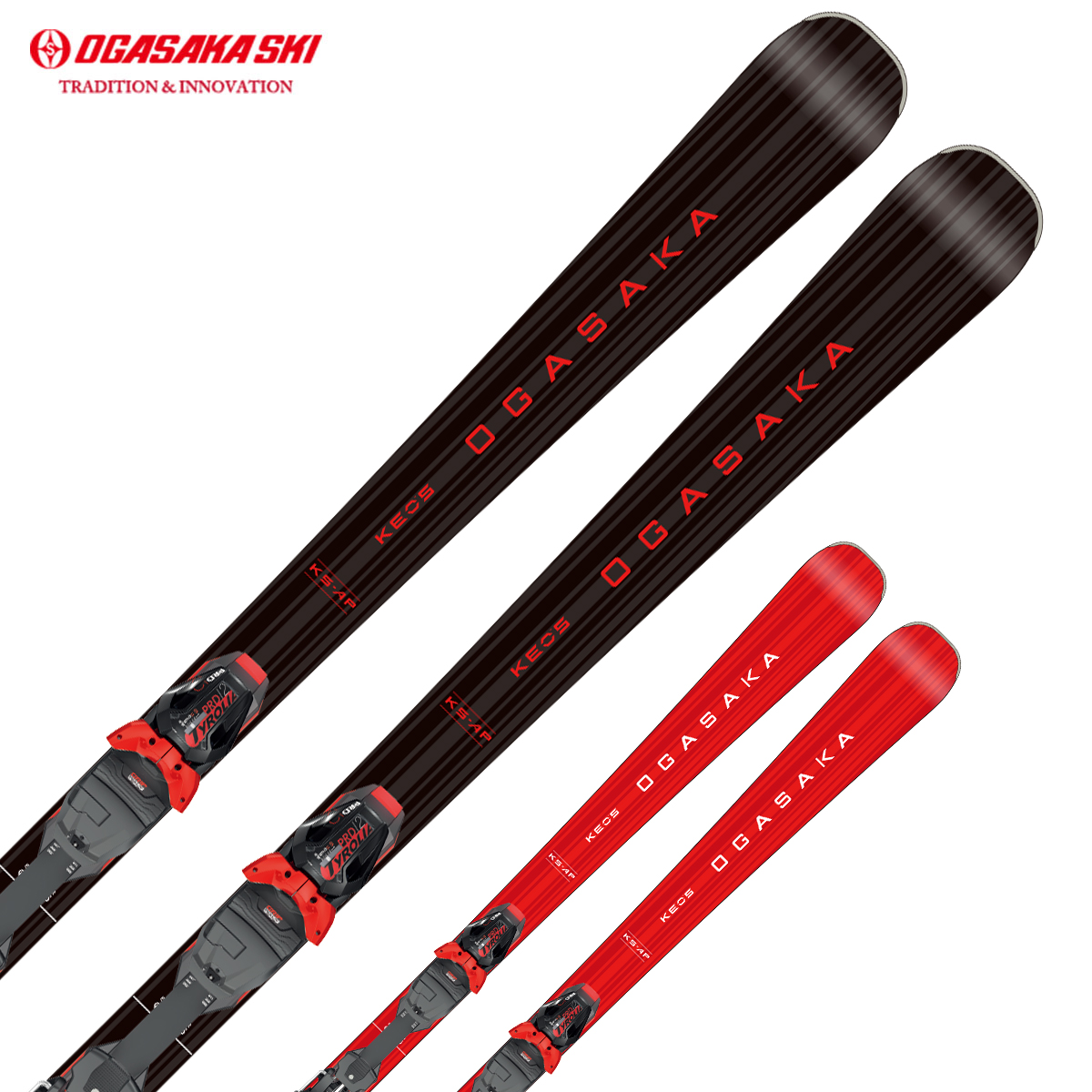 【特殊原因不能發海外】OGASAKA〔全能型滑雪板〕＜2026＞KS-AP/BK + PRD12GW / 11001520155 /