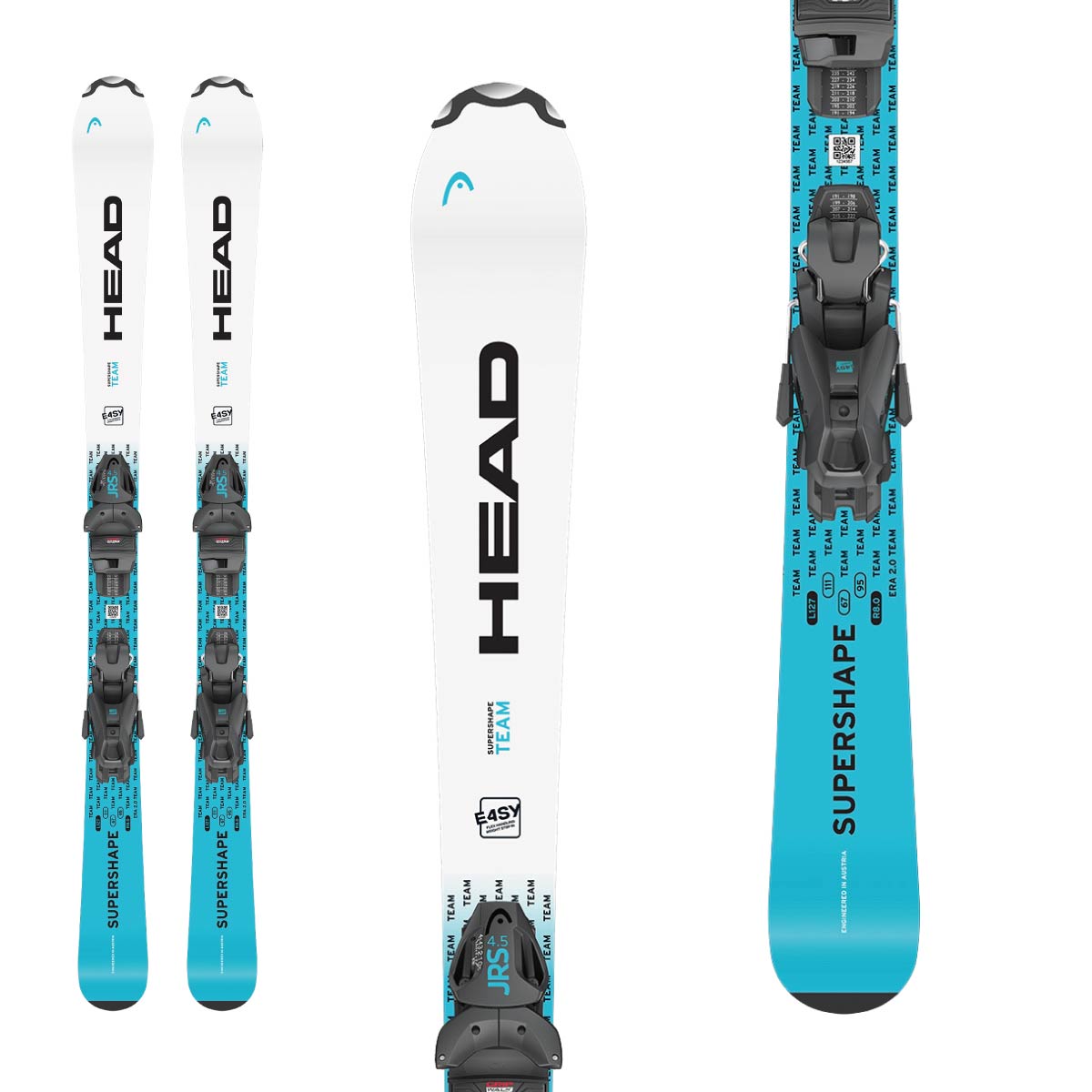 HEAD〔Kids Junior Skis〕＜2026＞Supershape Team Easy JRS + JRS 4.5