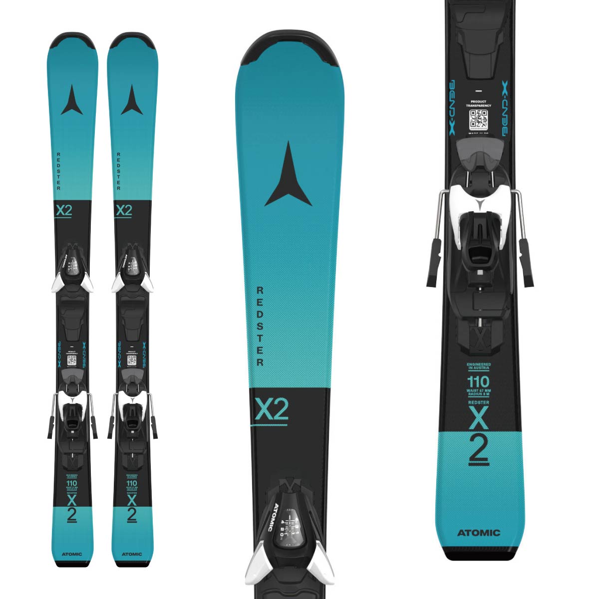 ATOMIC〔Kids Junior Skis〕＜2026＞REDSTER X2 100-120 + C 5 GW