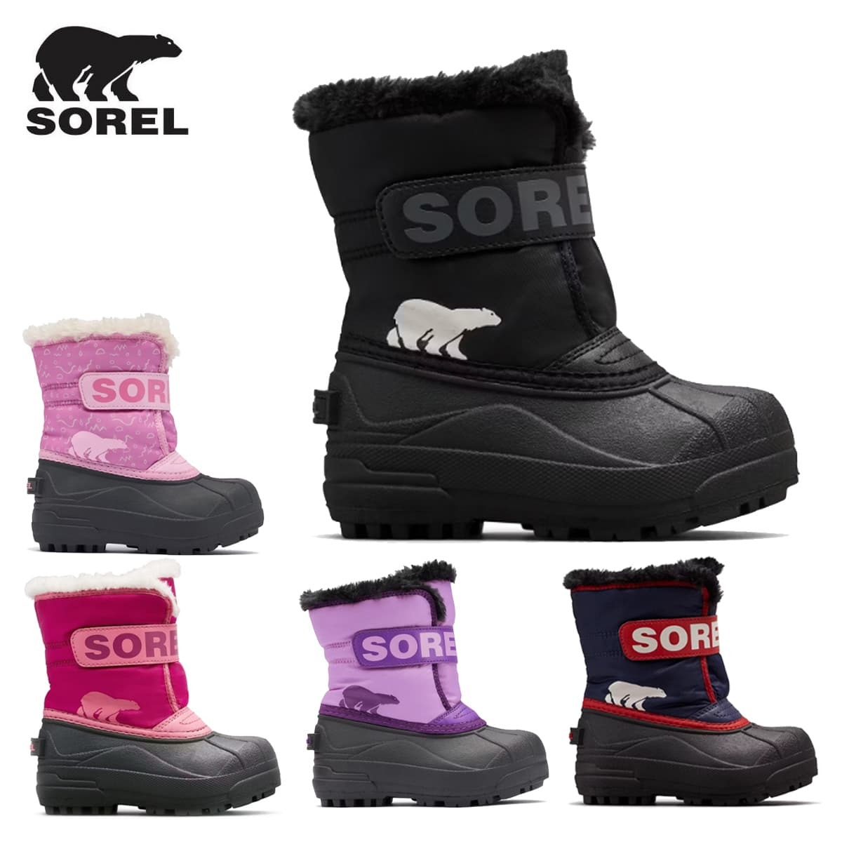 SOREL〔雪地鞋 兒童 少年〕＜2026＞NC5190 / Children's Snow Commander Boots