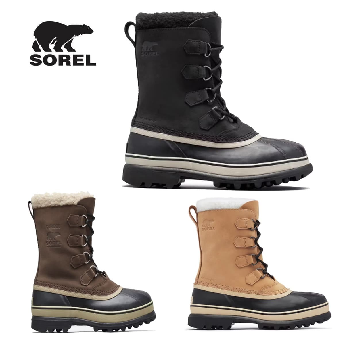 SOREL〔雪地鞋 男款〕＜2026＞NM1000 / Caribou Waterproof