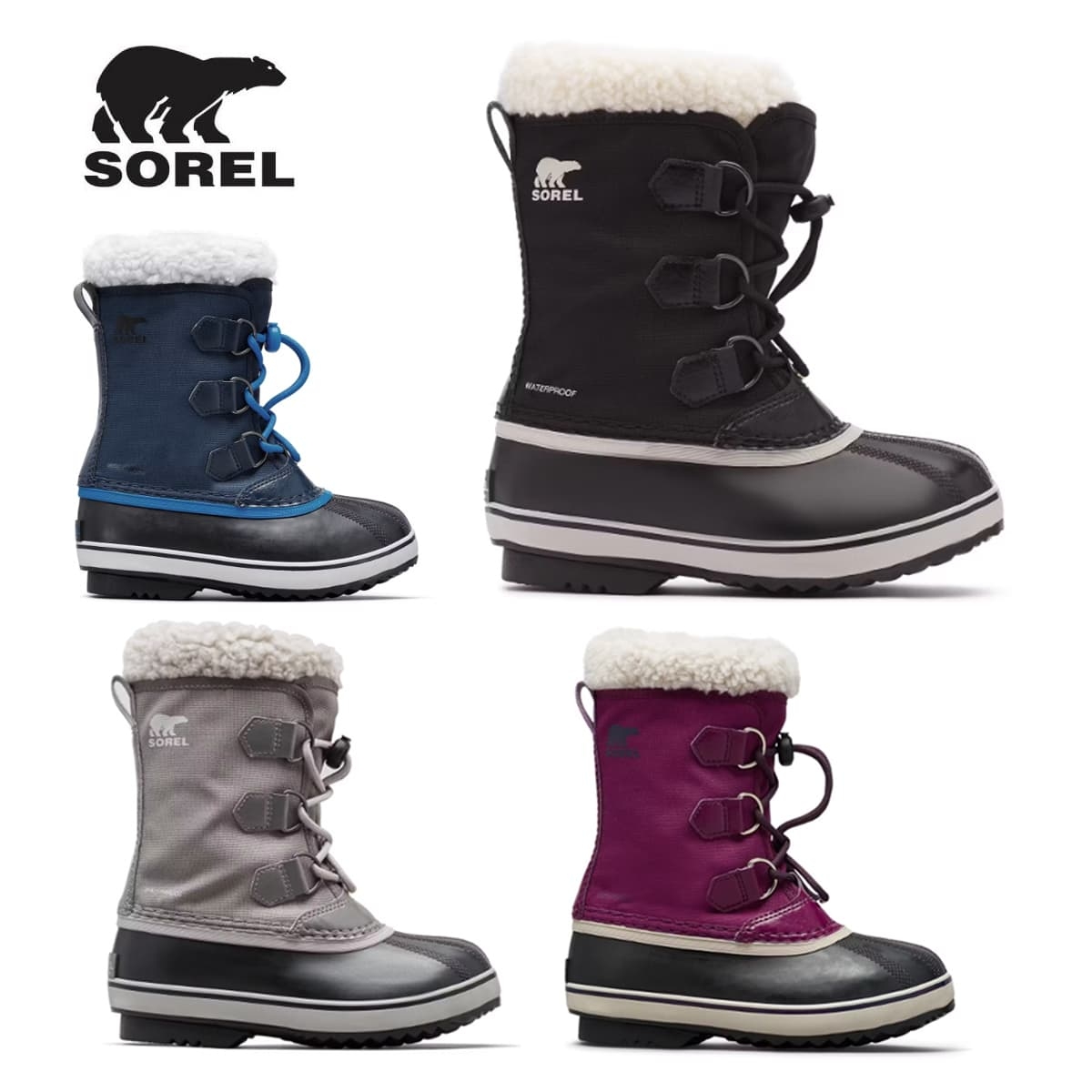 SOREL〔雪地鞋 兒童 少年〕＜2026＞NY5191 / Youth Pac Nylon Waterproof
