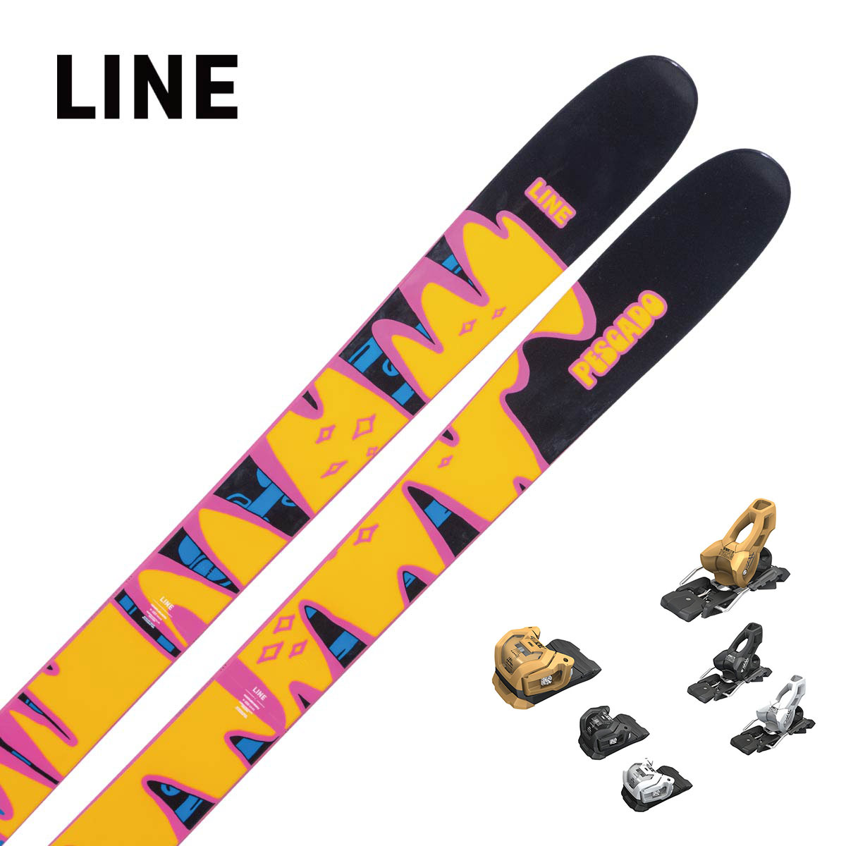 LINE〔Skis〕＜2026＞PESCADO [LN250910001] + TYROLIA ATTACK LYT 11 GW