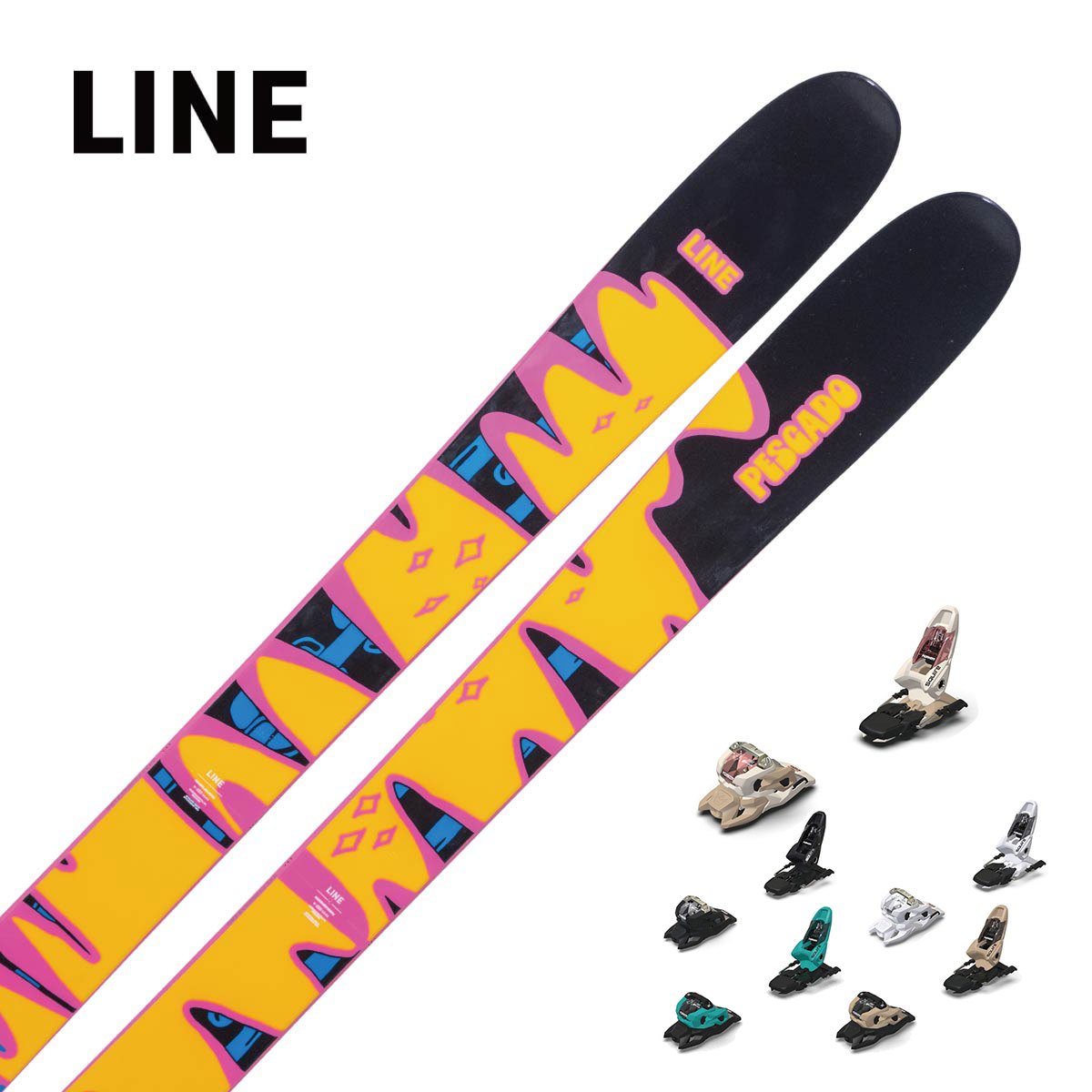 LINE〔Skis〕＜2026＞PESCADO [LN250910001] + MARKER SQUIRE 11