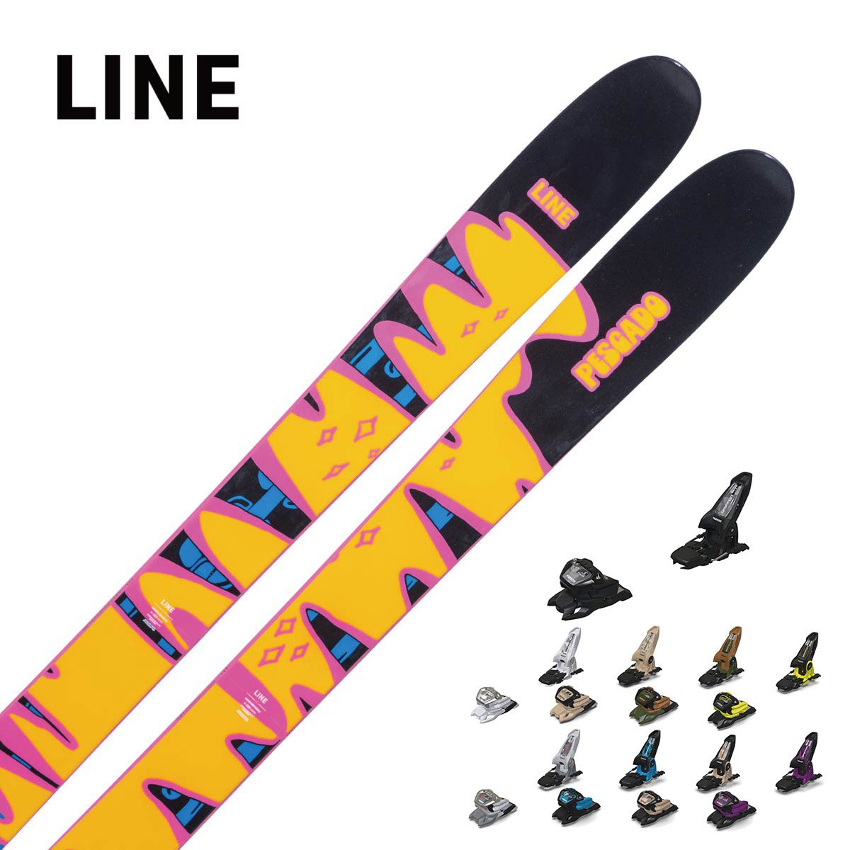 LINE〔Skis〕＜2026＞PESCADO [LN250910001] + MARKER GRIFFON 13
