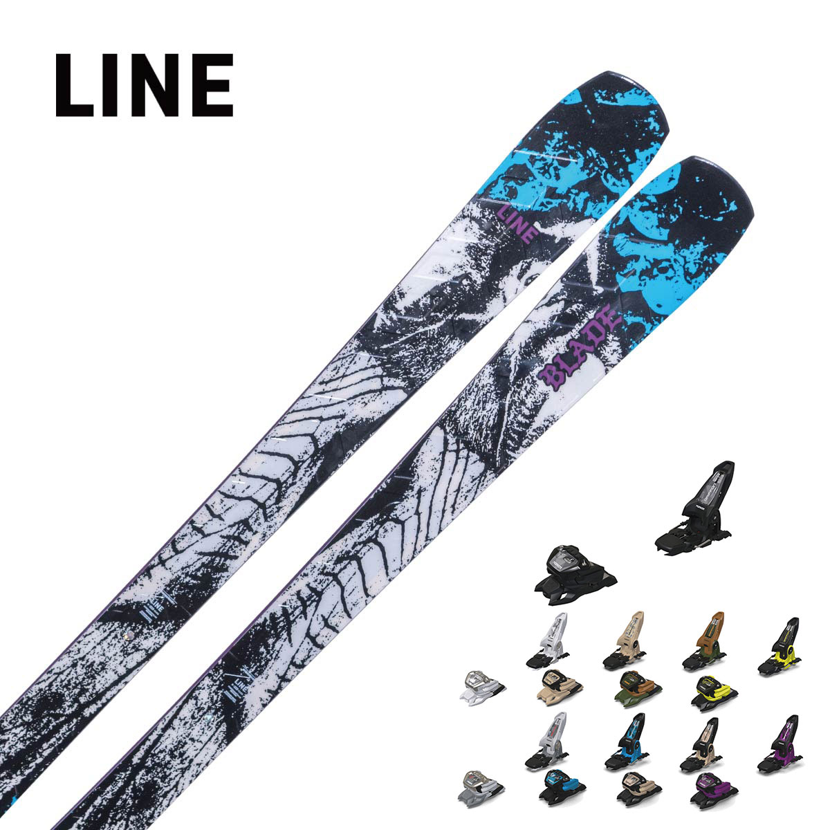 LINE〔滑雪板〕＜2026＞BLADE [LN2509140] + MARKER GRIFFON 13