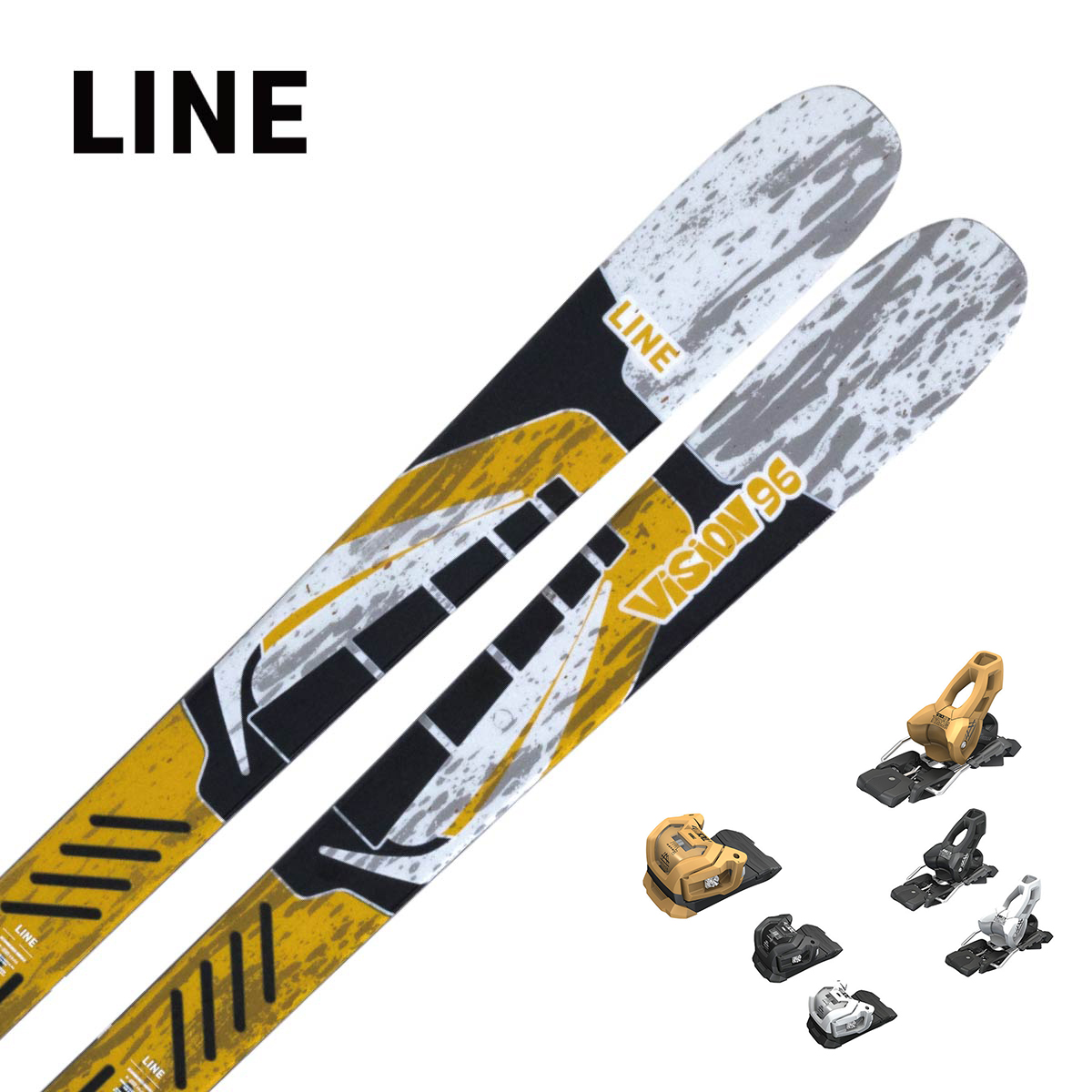 LINE〔滑雪板〕＜2026＞VISION 96 [LN2509170] + TYROLIA ATTACK LYT 11 GW