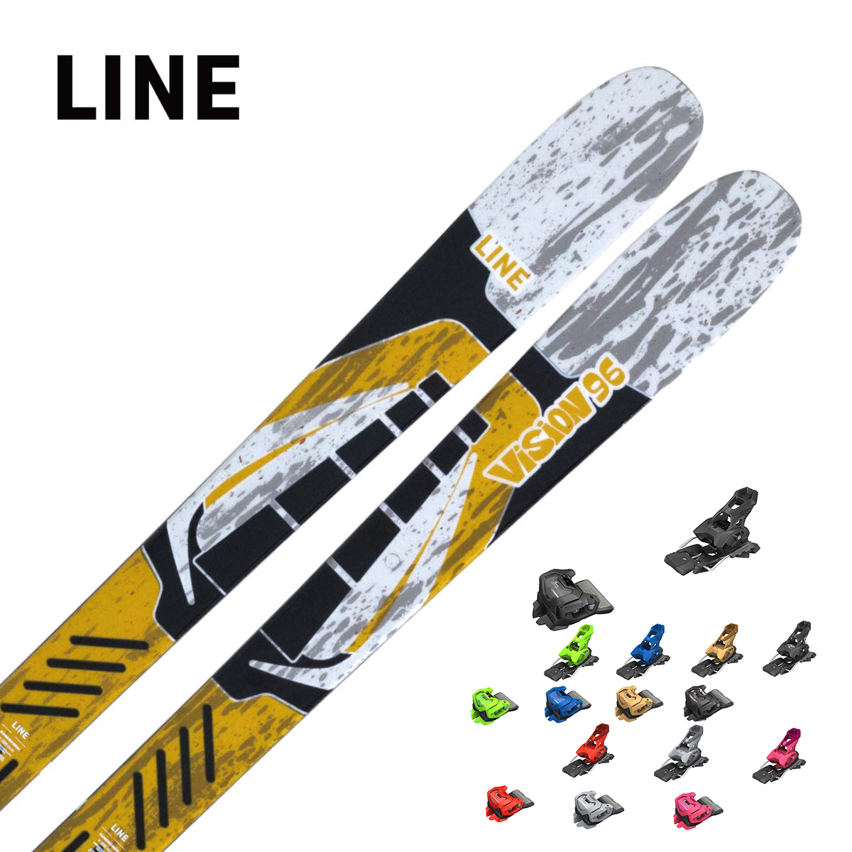 LINE〔Skis〕＜2026＞VISION 96 [LN2509170] + TYROLIA ATTACK 14 GW