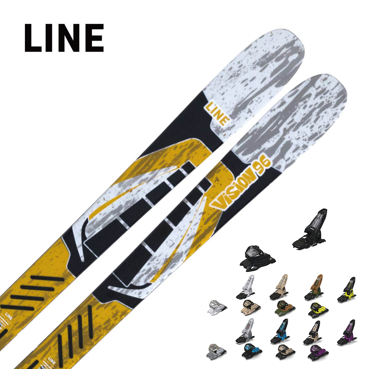 LINE〔Skis〕＜2026＞VISION 96 [LN2509170] + MARKER GRIFFON 13