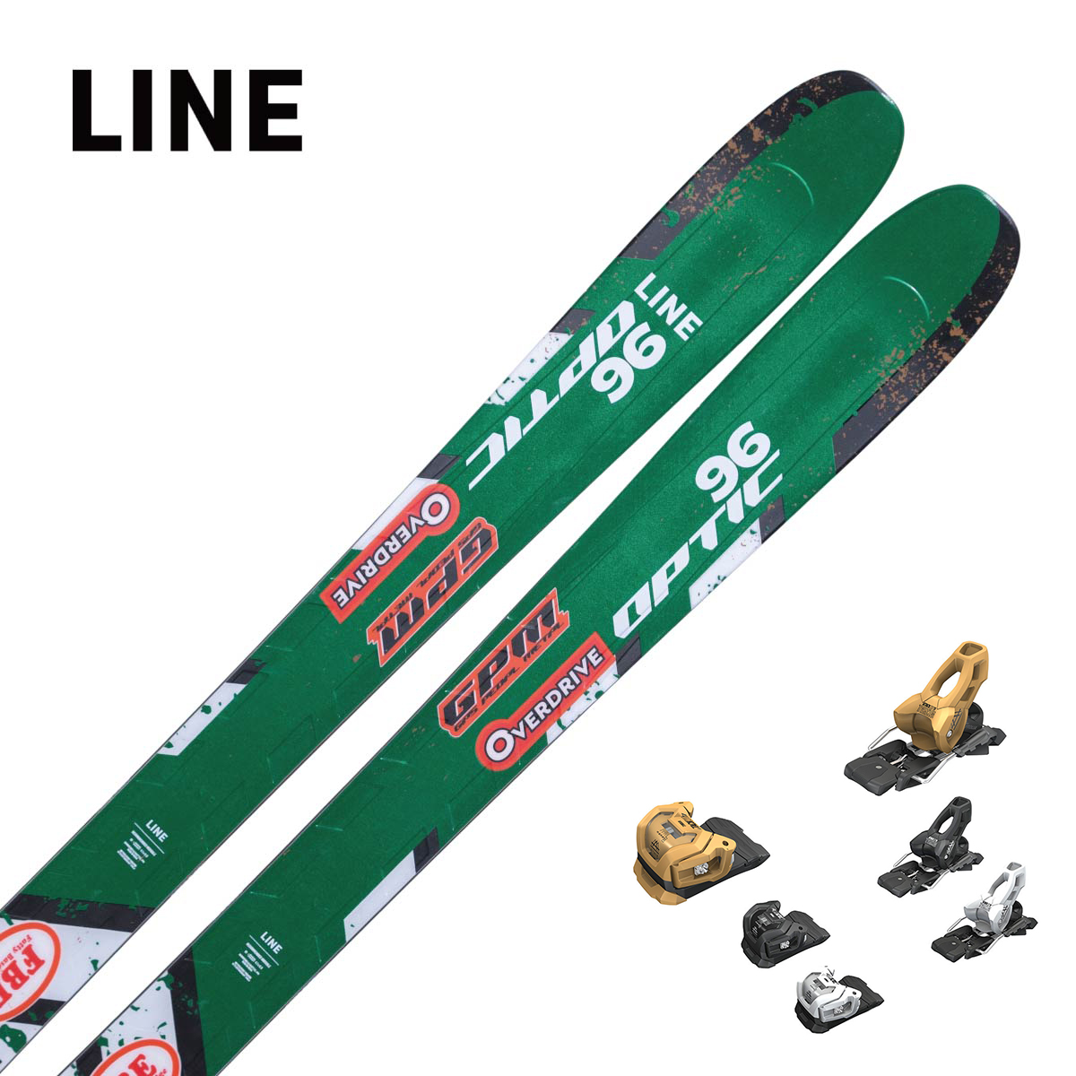 LINE〔Skis〕＜2026＞OPTIC 96 [LN2509200] + TYROLIA ATTACK LYT 11 GW