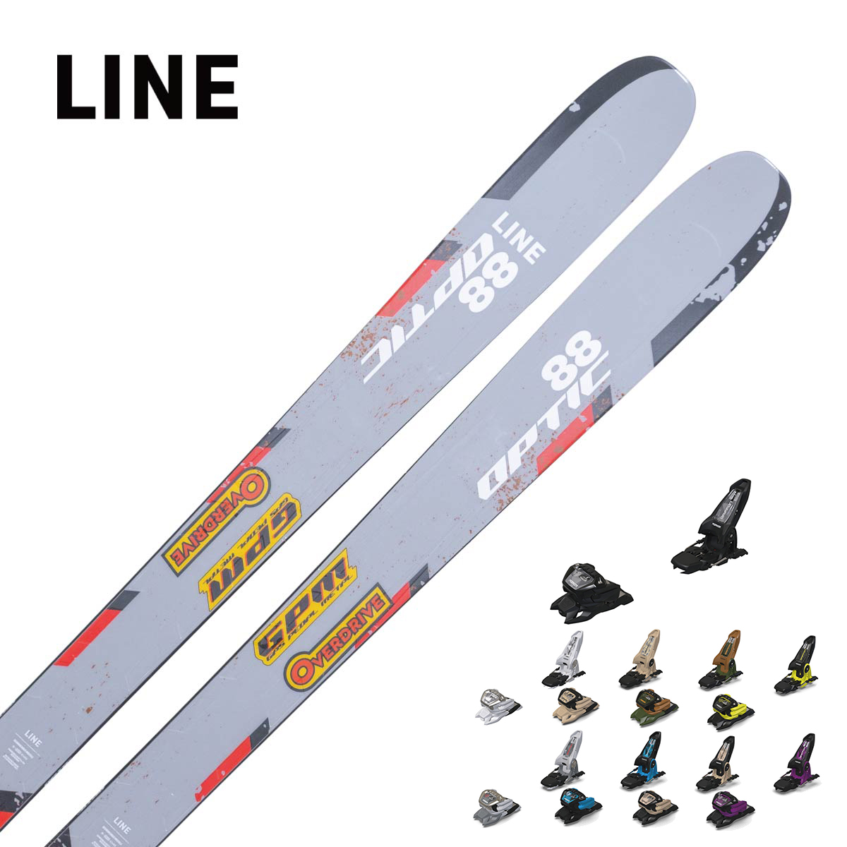 LINE〔Skis〕＜2026＞OPTIC 88 [LN2509210] + MARKER GRIFFON 13