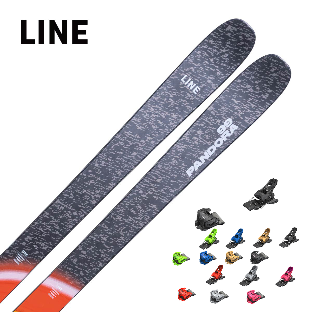 【特殊原因不能发海外】LINE〔滑雪板〕＜2026＞PANDORA 99 [LN2509230] + TYROLIA ATTACK 14 GW