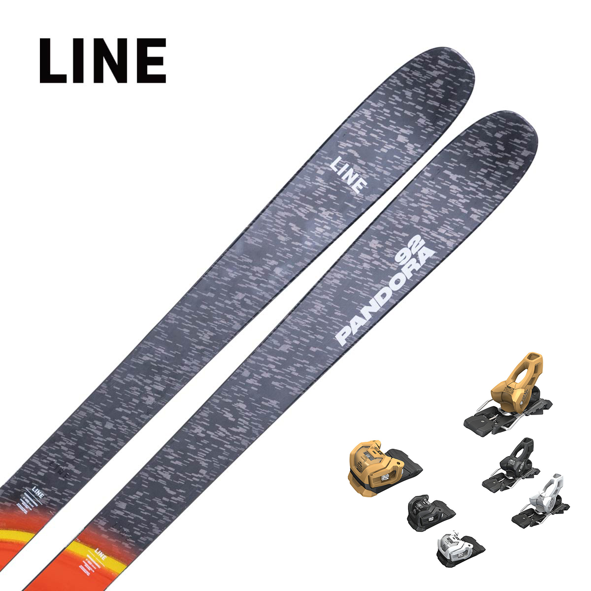 LINE〔Skis〕＜2026＞PANDORA 92 [LN2509240] + TYROLIA ATTACK LYT 11 GW
