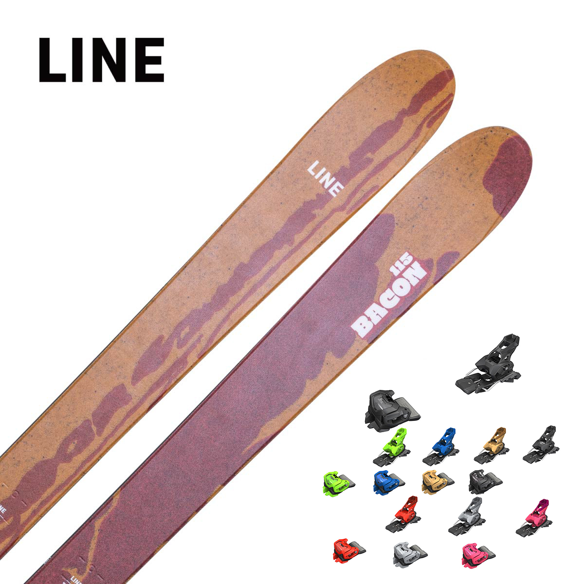 【特殊原因不能发海外】LINE〔滑雪板〕＜2026＞BACON 115 [LN2509270] + TYROLIA ATTACK 14 GW