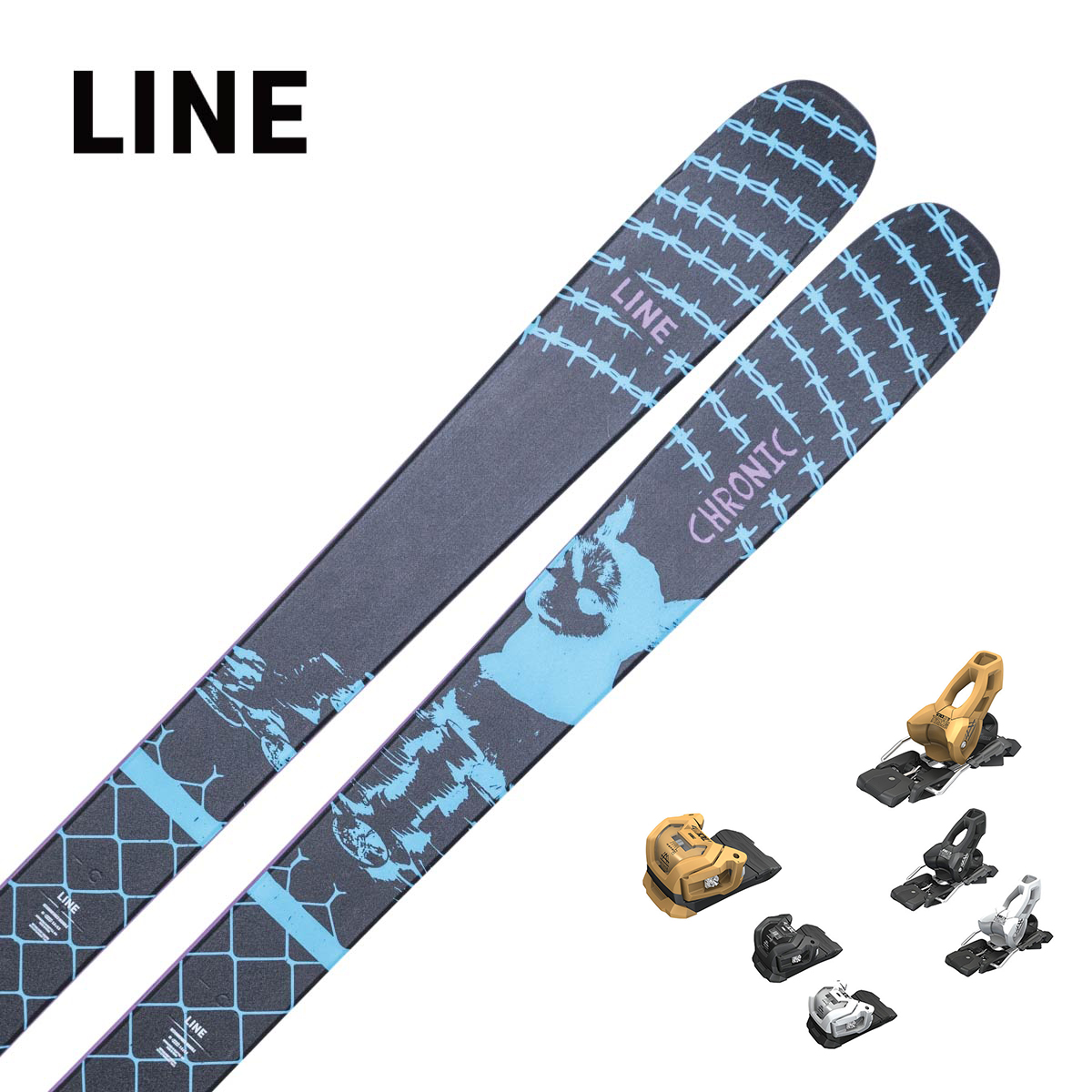 LINE〔滑雪板〕＜2026＞CHRONIC 101 [LN2509290] + TYROLIA ATTACK LYT 11 GW
