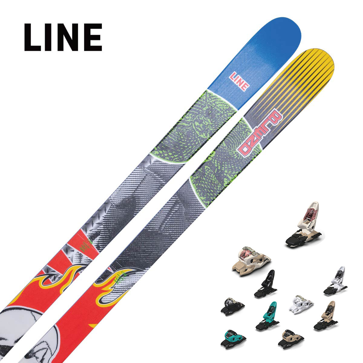 LINE〔Skis〕＜2026＞BLEND [LN2509310] + MARKER SQUIRE 11