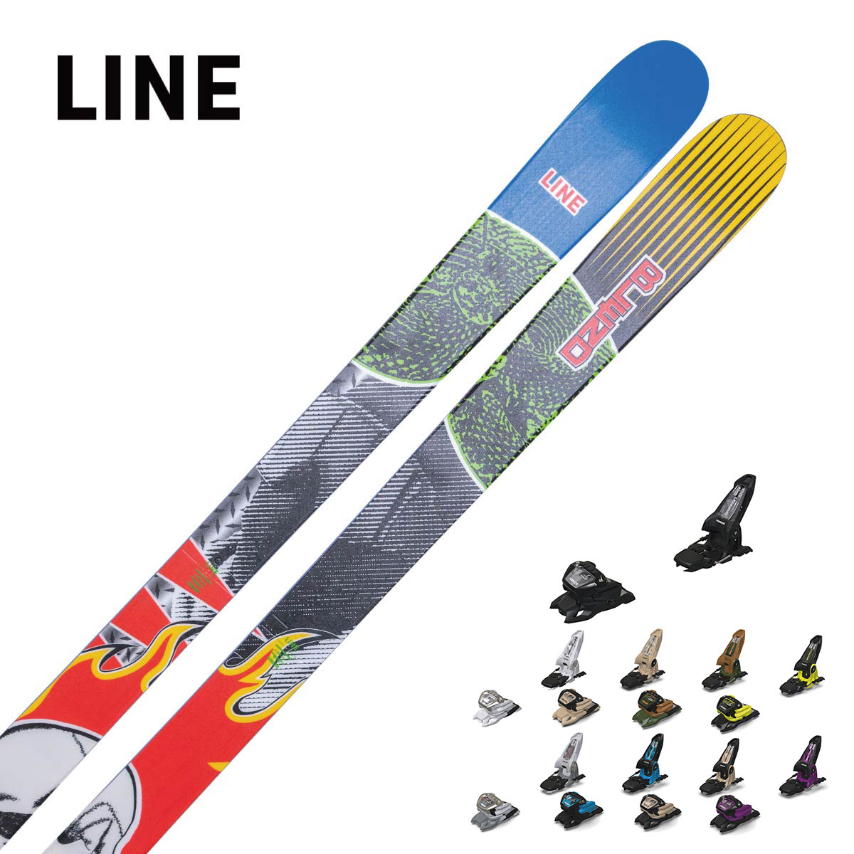 LINE〔Skis〕＜2026＞BLEND [LN2509310] + MARKER GRIFFON 13